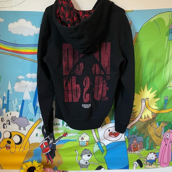 Netflix stranger things Demogorgon zip up hoodie - Picture 14 of 17